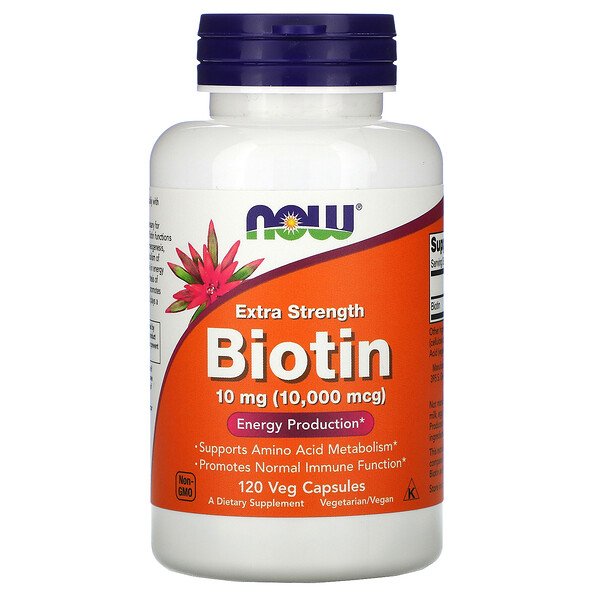 NOW Biotin 10.000 mcg 120 капс