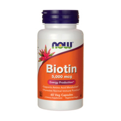 NOW Biotin 5.000 mcg 60 капс