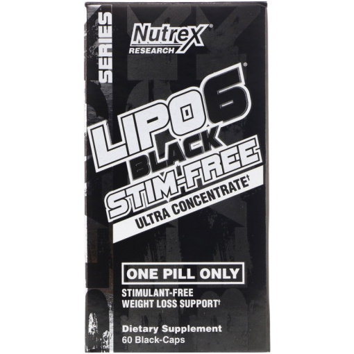 Nutrex Lipo6 Black Stim Free 60 капс