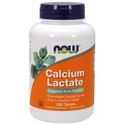 NOW Calcium Lactate (250 таб)