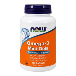 NOW Omega-3 mini Gels 180 капс