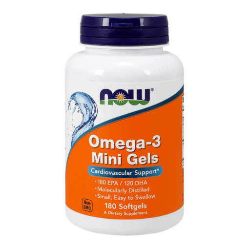 NOW Omega-3 mini Gels 180 капс