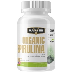 Maxler Organic Spirulina 500 mg. 180 таб