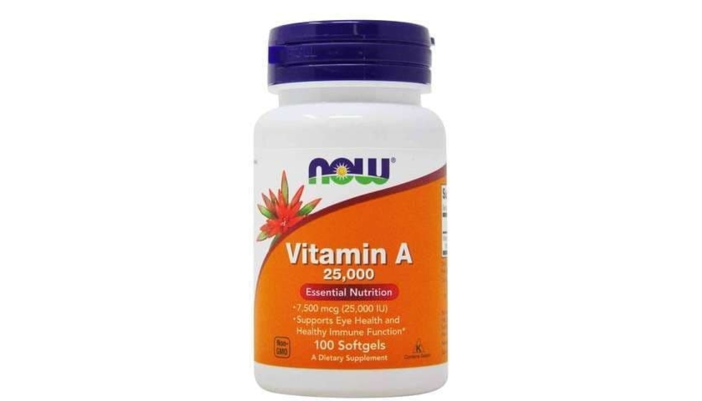 NOW Vitamin A 25.000 (100 гел.капс)