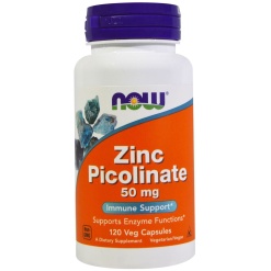 NOW Zinc Picolinate 50 mg 120 капс