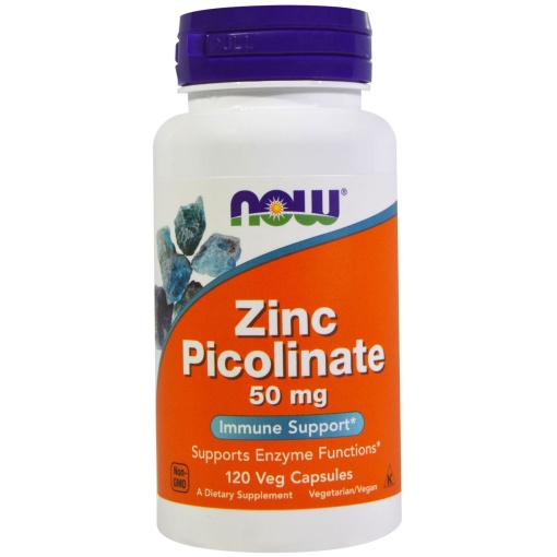 NOW Zinc Picolinate 50 mg 120 капс