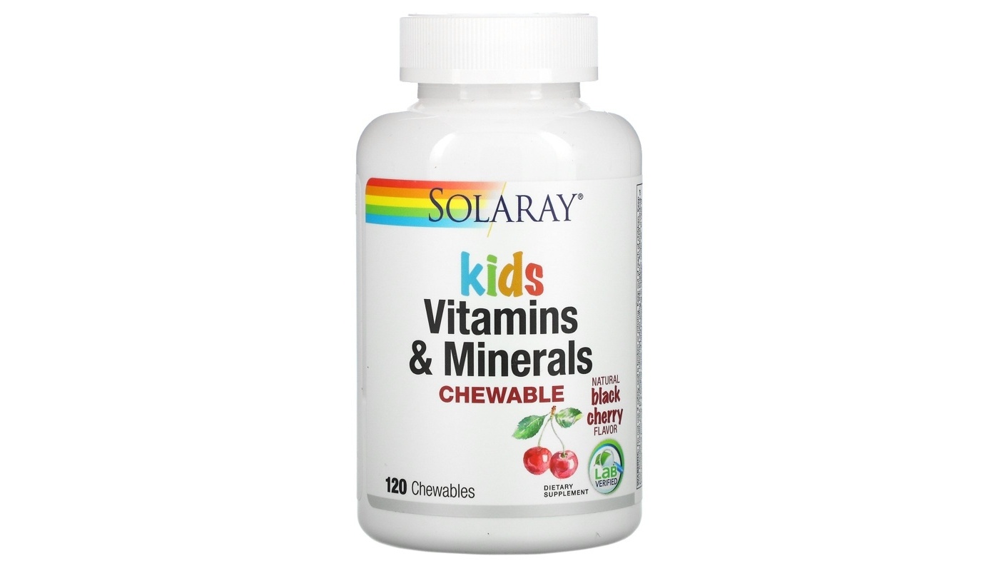 Solaray Kids Vitamins&Minerals (120 таблеток)