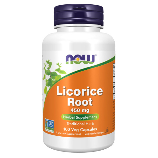 NOW Licorice Root  450 mg.100 капс