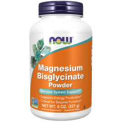 NOW Magnesium Bisglycinate Powder 227 гр