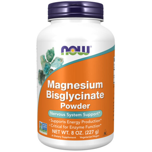 NOW Magnesium Bisglycinate Powder 227 гр