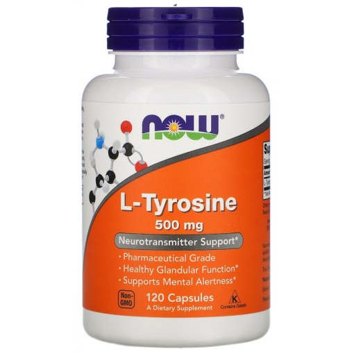 NOW L-Tyrosine 500mg 120 капс