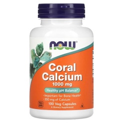 NOW Coral Calcium 1000 mg.(100 капс)