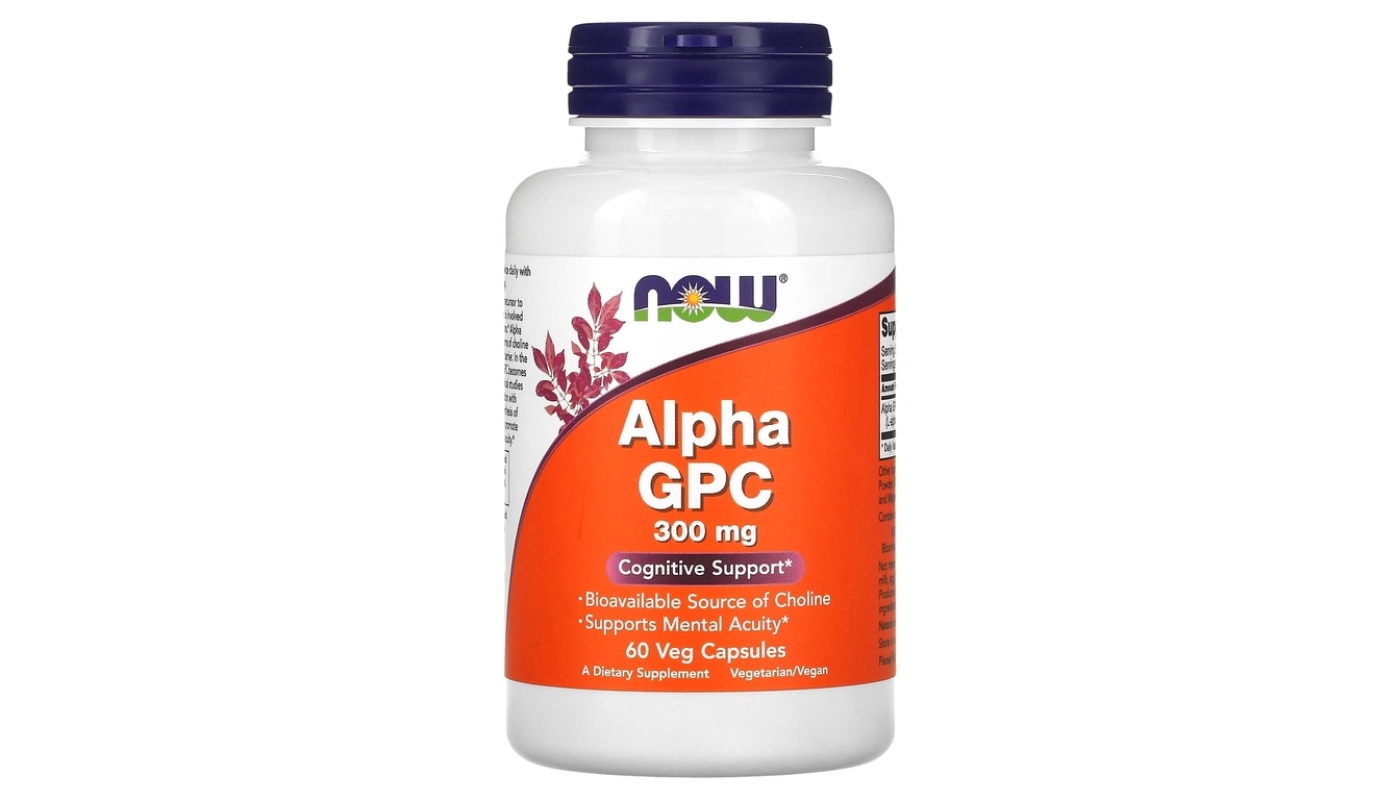 NOW Alpha GPC 300mg. 60 капс