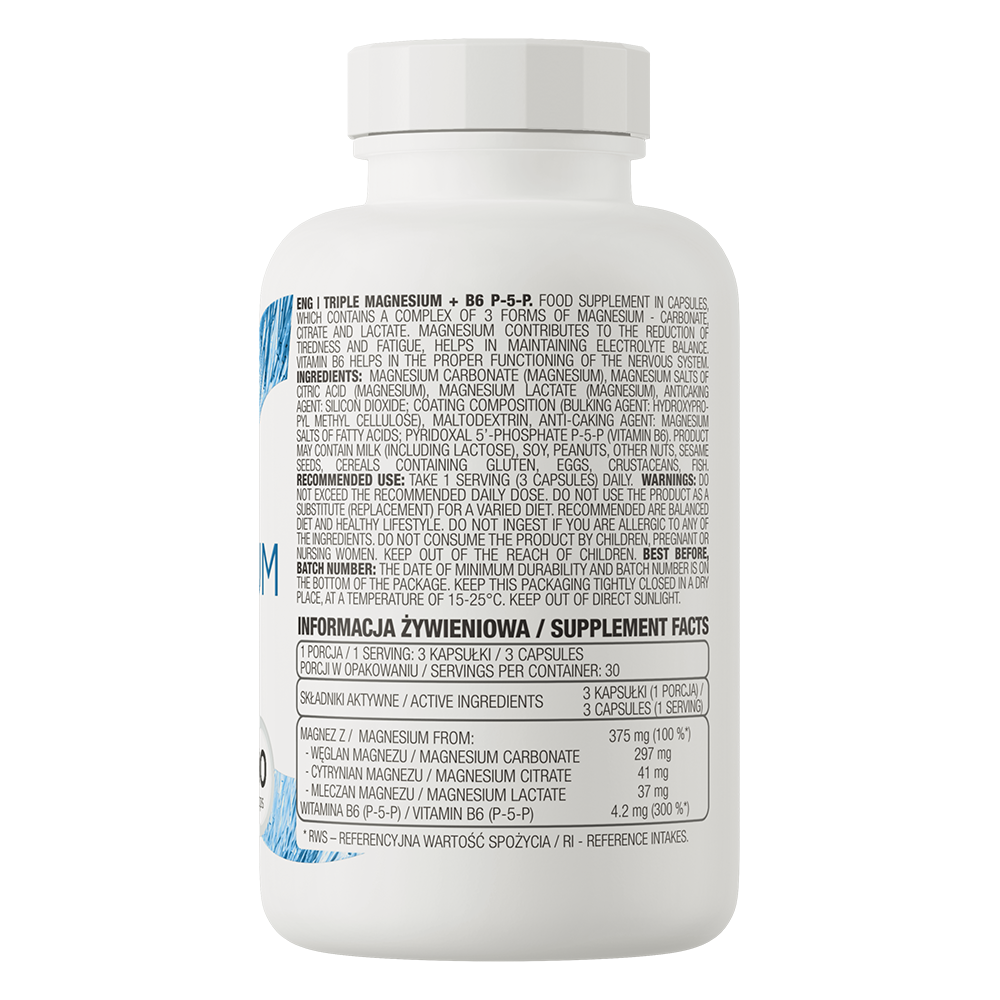 Ostrovit Triple Magnesium + B6 P-5-P 90 капс.