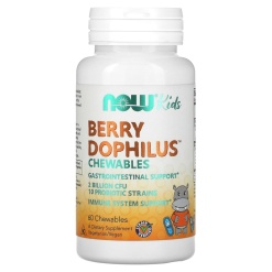 NOW Berry Dophilus Kids 60 жев.таб