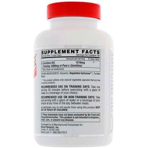 Nutrex Lipo6 Carnitine 120 таб