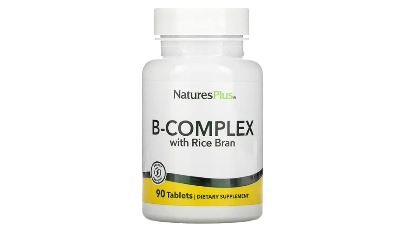 NaturesPlus B-Complex with Rice Bran 90 таб.