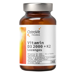 Ostrovit Pharma D3 2000+K2  360 раств. таб