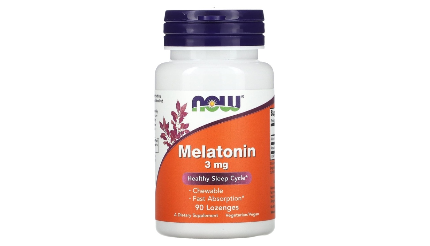 NOW Melatonin 3 mg. 90 рас.таб