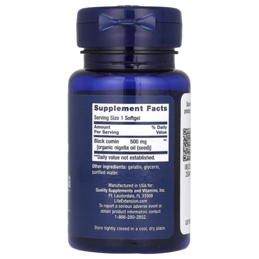 Life Extansion Black Cumin Seed Oil 60  гел.капс