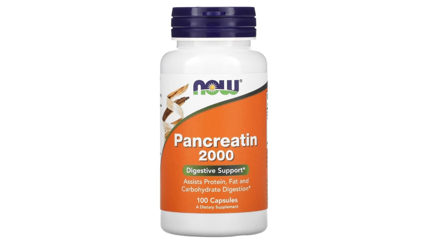 NOW Pancreatin 2000 100 капс