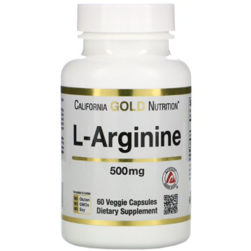 California Gold Nutrition L-Arginine 500mg 60 капс