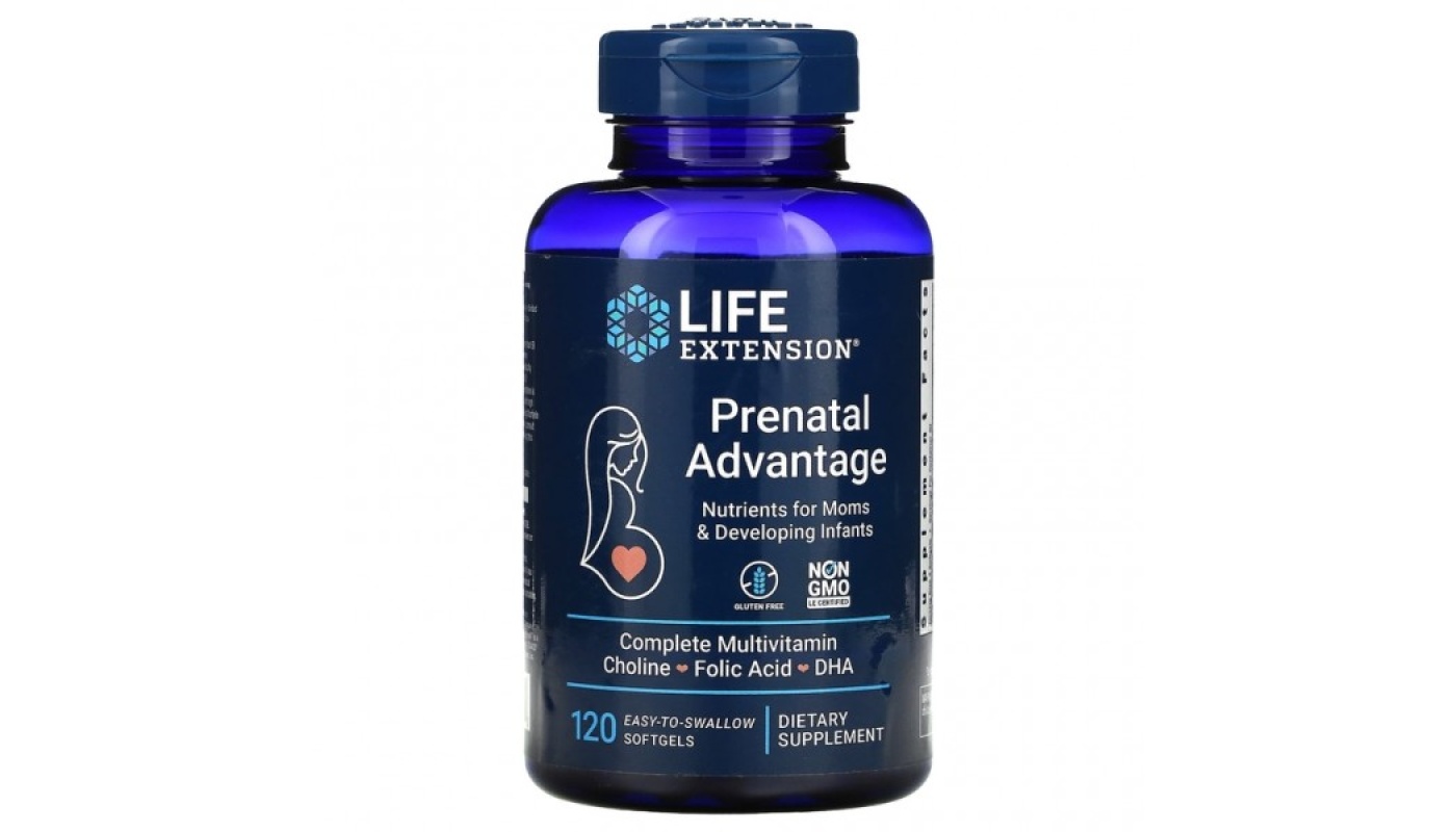 Life Extension Prenatal Advantage 120 гел капc