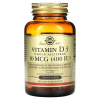 Solgar Vitamin D3400 IU 100 гел.капс