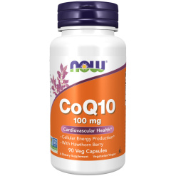 NOW CoQ10 100mg. 90 капс