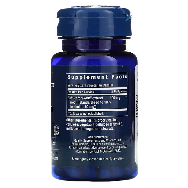 Life Extension Forskolin 10 mg 60 капс