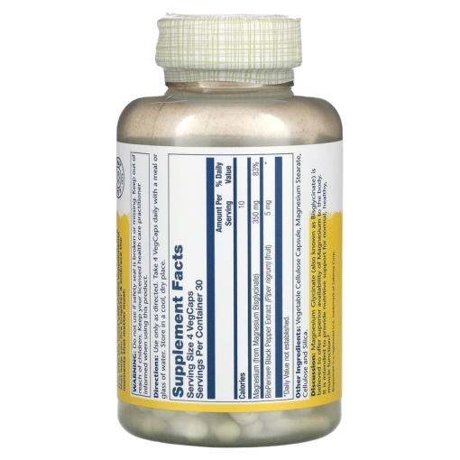 Solaray Magnesium Glycinate 350 mg.