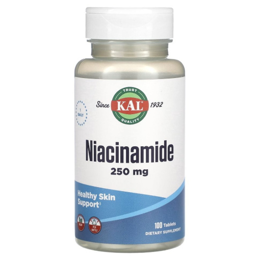 KAL Niacinamide 250mg 100 таб.