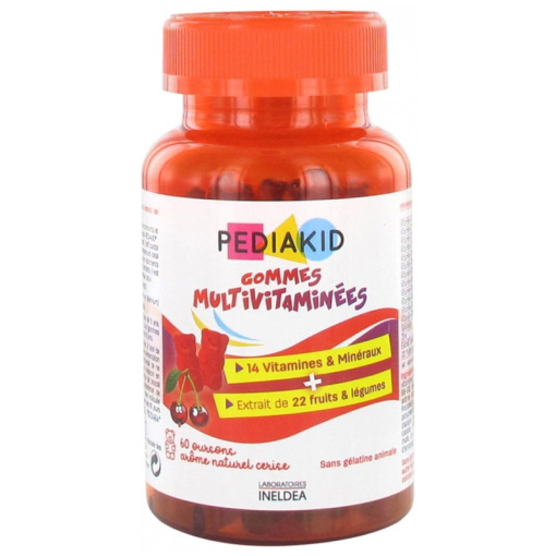 Pediakid Gommes Multivitamines 60 жевательных мишек