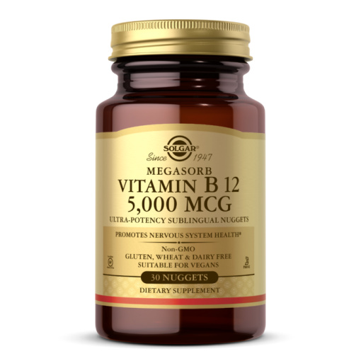 Solgar Megasorb Vitamin B-12 5000 mcg.30 пастилок