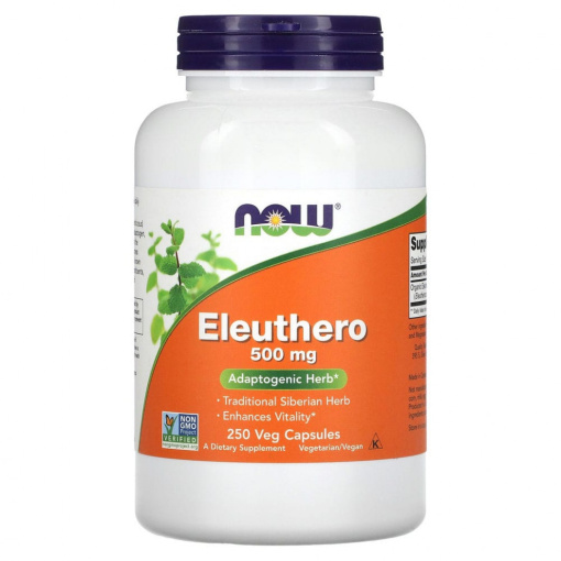 NOW Eleuthero 500mg 250 капс