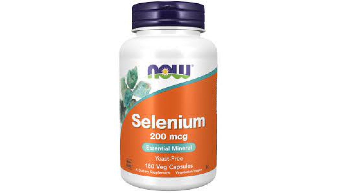 NOW Selenium 200 mcg. (180 капс)