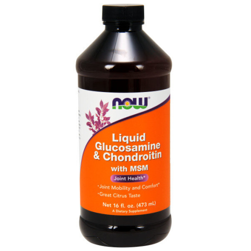 NOW Liquid Glucosamine&Chondroitin with MSM (473 мл)