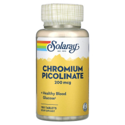 Solaray Chromium Picolinate 200 мг 100 таб.