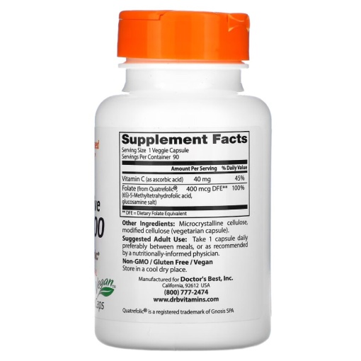 Fully Active Folate 400 with Quatrefolic 400mcg  90 капс