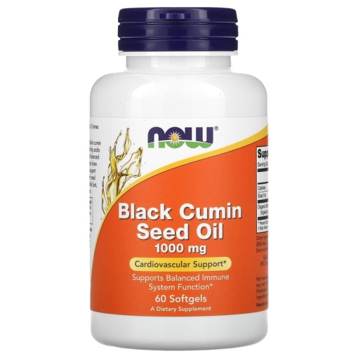 NOW Black Cumin Seed Oil 1000 mg 60 капс.