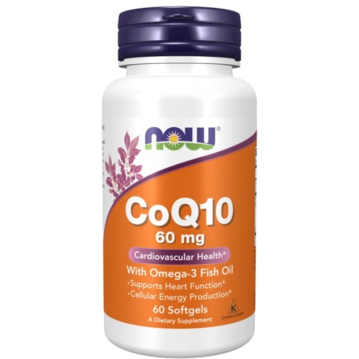 NOW CoQ10 60 mg. wich Omega-3 60 гел.капс