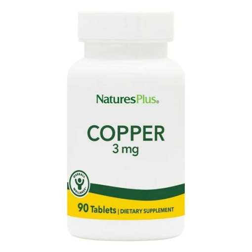 Natures Plus Copper 3mg. 90 таб