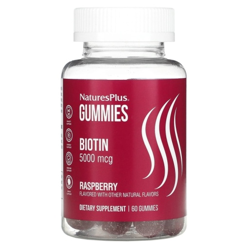 NaturesPlus Biotin 5000 60 мармеладок