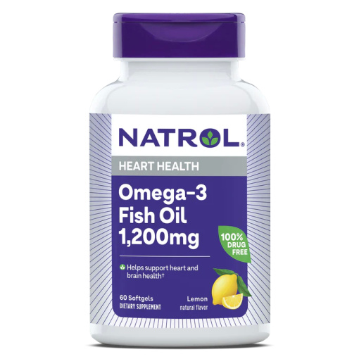 Natrol Omega Fish Oil 1200 mg. 60 гел.капс