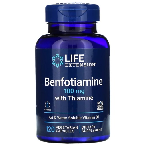 Life Extension Benfotiamine with Thiamine 120 капс