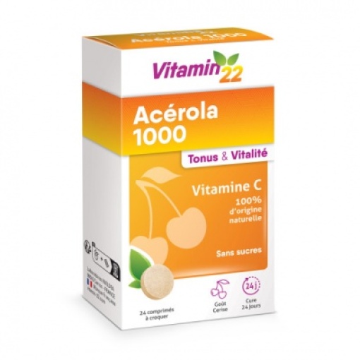 Vitamin`22 Acerola 1000 24 жевательных таблетки