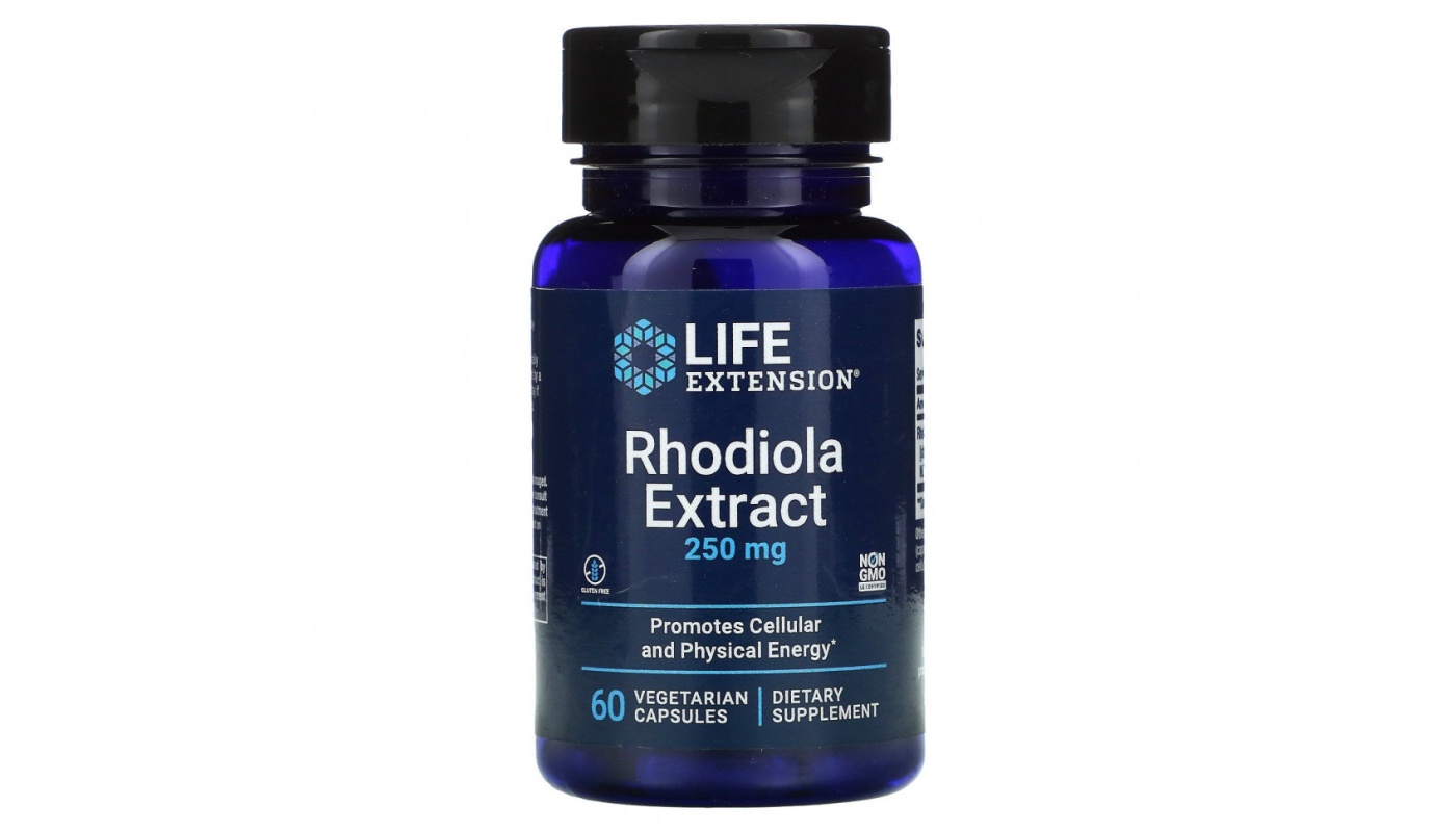 Life Extension Rhodiola Extract 250 мг 60 капс
