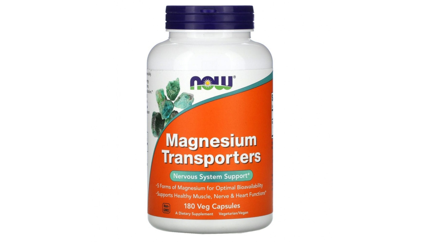 NOW Magnesium Transporters 180 капс
