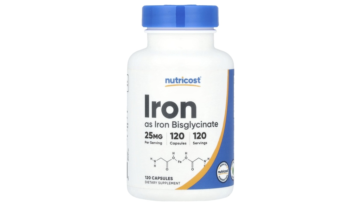 Nutricost Iron 25mg 120 капс