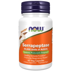 NOW Serrapeptase 60000 SU 60 капс